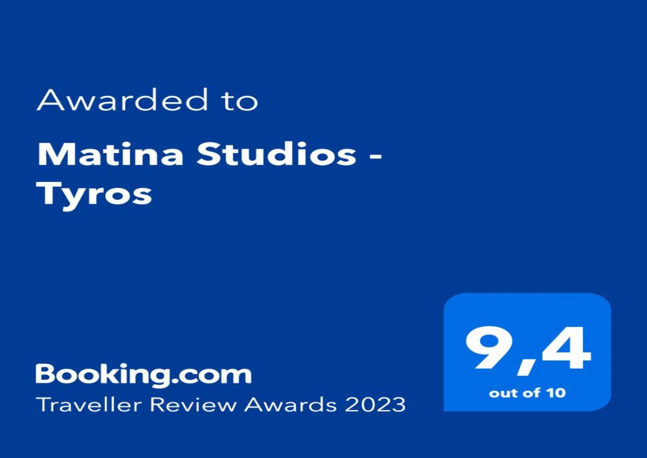 Matina Apartments Tyros Exterior foto